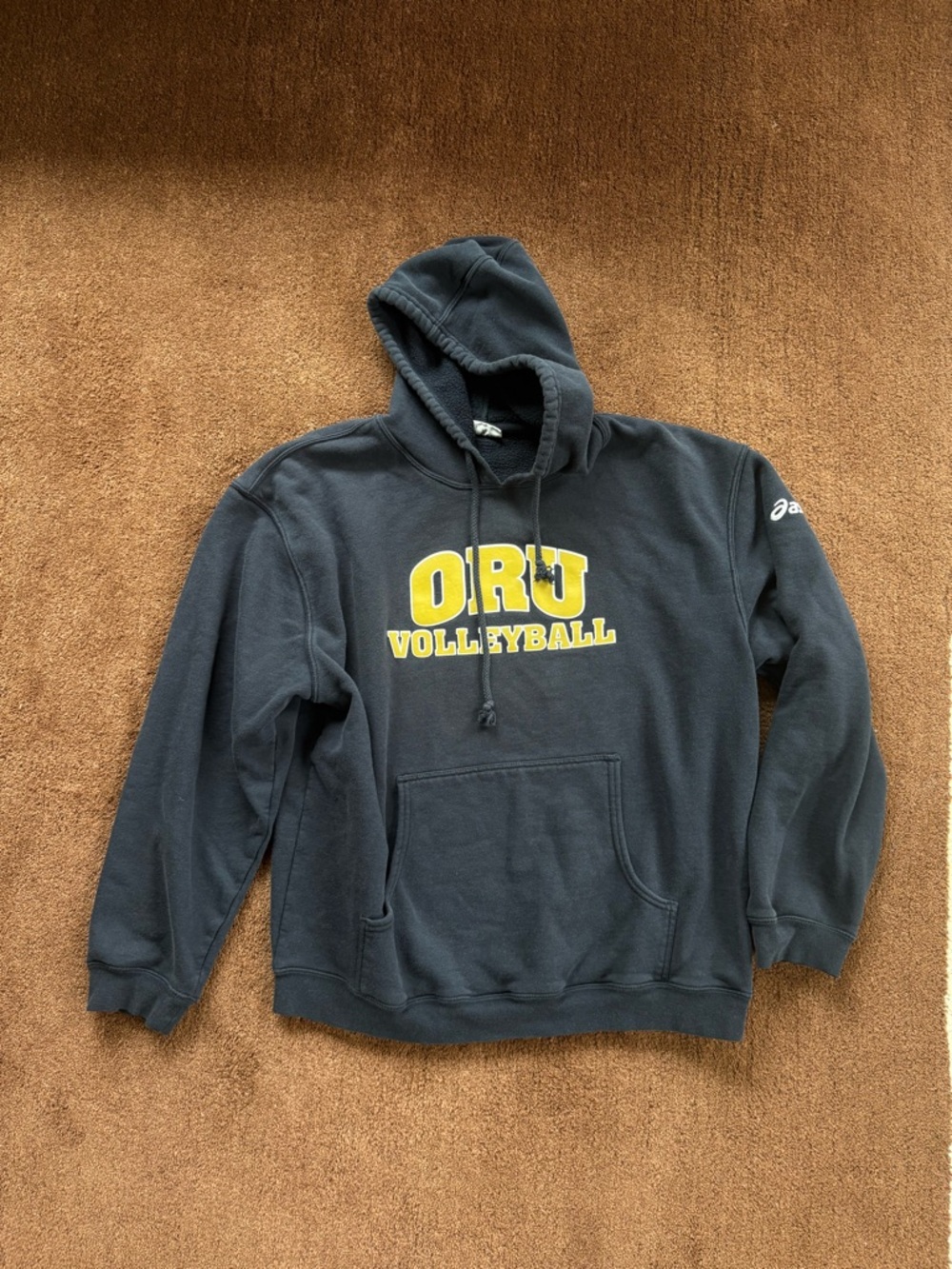 Asics ORU Volleyball Navy Pullover Hoodie